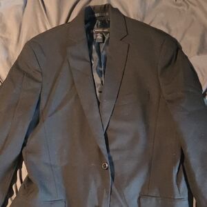 Men's INC Black Single-Breasted Blazer - Classic Suit Jacket